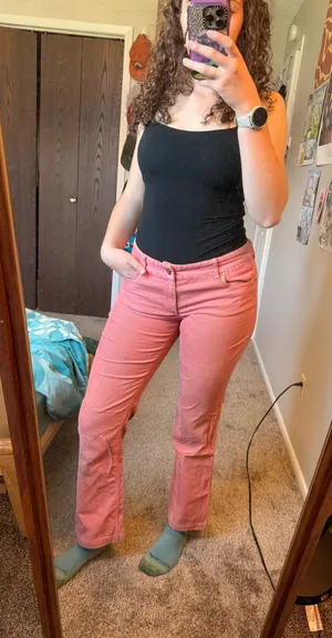 J.Crew Corduroy Pants pink 8s thumbnail 1