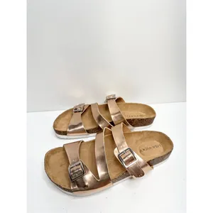 Lisa Vicky Sandals Womens Size 6 Rose‎ Gold Slip On Slides thumbnail 3