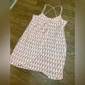 Tommy Bahama Resortwear Pineapple Print sundress Coral Size Medium thumbnail 15
