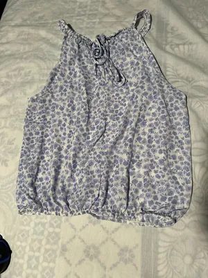 Sienna Sky Lavender Floral Halter Top thumbnail 2