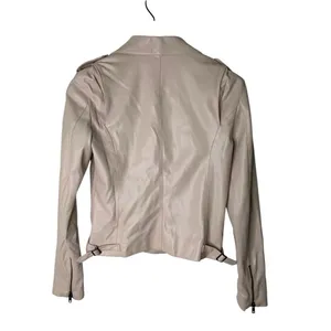 The Reset R Label Vegan Leather Classic Moto Jacket women's size small thumbnail 3