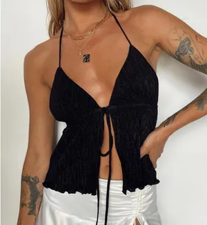 Princess Polly Chantria Top Black thumbnail 1