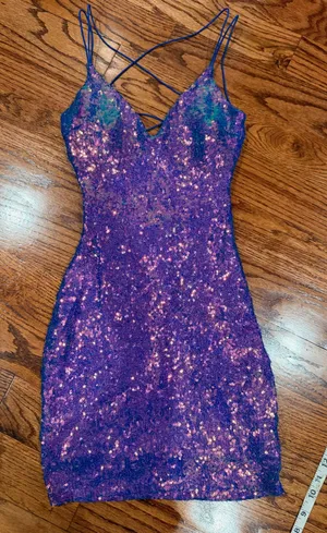 B. Darlin sequin backless dress thumbnail 1