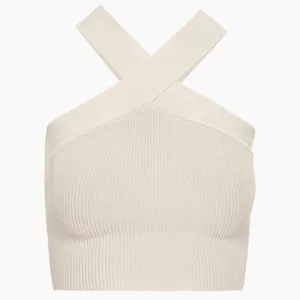 Aritzia Babaton Sculpt Knit Criss Cross Cropped Tank thumbnail 2