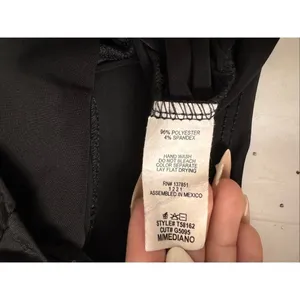 Live in the Moment Black Ruched Cami Top Women’s Size M thumbnail 3