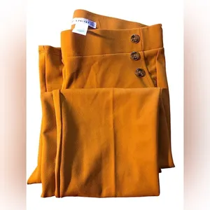 Retrology mustard pants size medium waist and inseam is pictured NWOT thumbnail 2