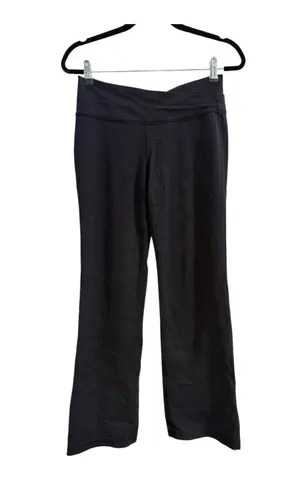 Lululemon Crossover Mid Rise Black Wide Leg Pant Size 8 thumbnail 1