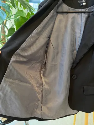 Miss Ashley Black Women's Tailored Blazer thumbnail 2