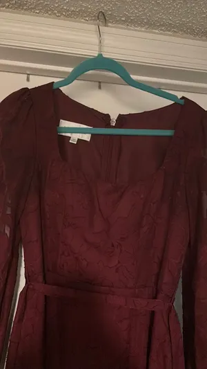Azazie Wine Purple Dress thumbnail 7