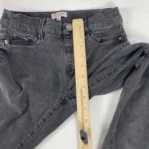 Juicy Couture Jeans Womens 2 Gray Charcoal Wash Mid Rise Skinny Stretch‎ Denim thumbnail 5