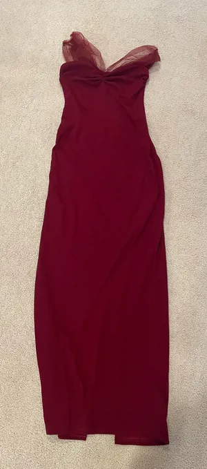 Lucy in the Sky Maroon Dress thumbnail 1
