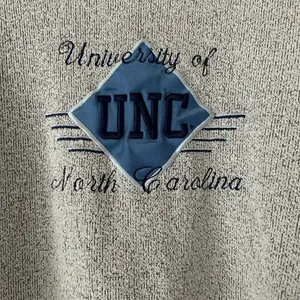 UNC Tarheel Grey Sweatshirt Size XL Made in USA Fangear Casual Athletic Sport thumbnail 3