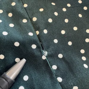 Princess Polly Teal Green Polka Dot Mini Dress Faux Wrap Ruffle Hem Size 2 US thumbnail 9