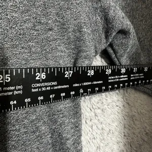 Calvin Klein Sweatshirt Womens XL Gray Logo Pullover Relaxed‎ Cropped Crewneck thumbnail 2