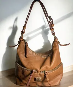 Vintage Dooney & Bourke Brown Leather Shoulder Bag J1530967 thumbnail 1