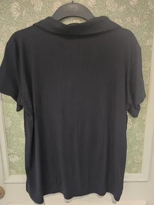 Born Black Ribbed Pajama Set Top & Shorts thumbnail 6