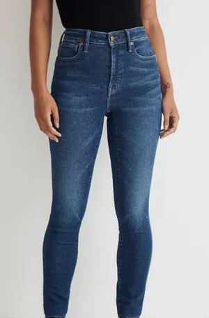 Madewell curvy high rise skinny jeans size 37 tall new‎ with tags thumbnail 1