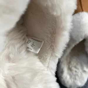 Wonder Nation Tan Cream Faux Fur Slippers Slip Ons Casual Cozy Lounge thumbnail 6
