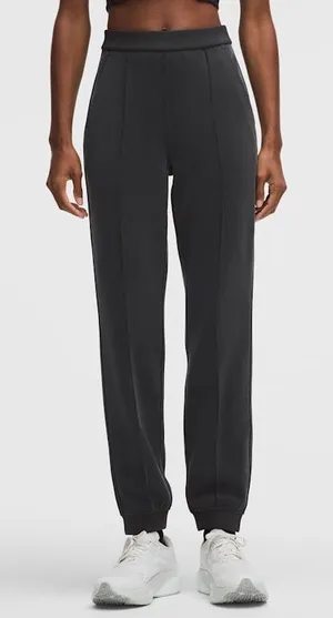 Lululemon Softstreme Classic-Fit High-Rise Jogger Pants Black/Grey Medium thumbnail 1