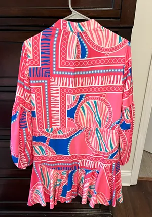 Boutique Multi-color Print Dress thumbnail 3