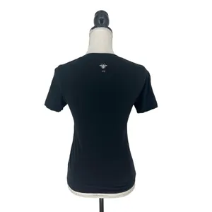 Dior Vibe Linen Blend Tee‎ Shirt in Black Size XS thumbnail 10