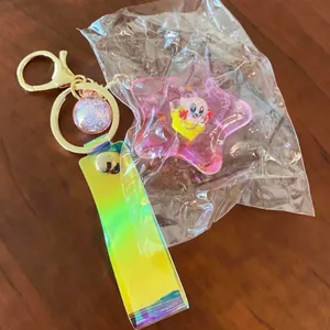 Boutique Key Ring Keychain Kirby Kawaii Unisex NEW thumbnail 3