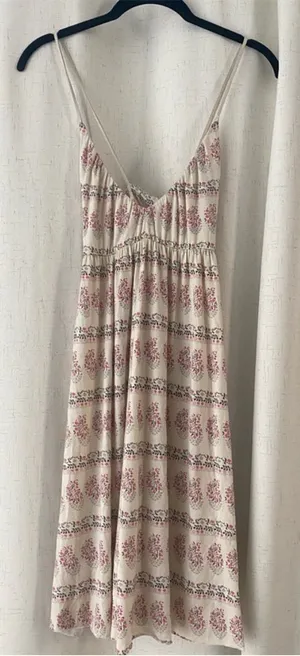 Free People Criss Cross Printed Skinny Strap Dress thumbnail 1