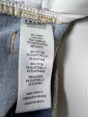 Frame Denim High Rise Palazzo Stretch Jeans Women’s Size 27 thumbnail 12
