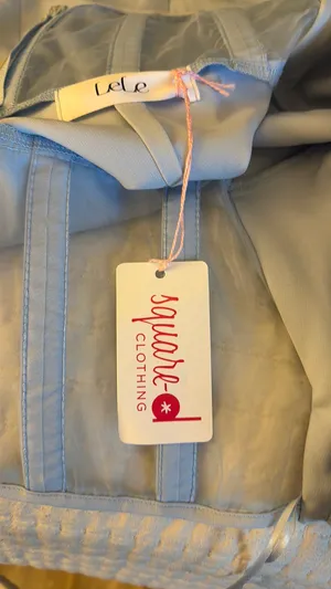 Lele dress strapless s Blue thumbnail 3