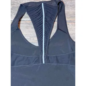 Lululemon Racerback Tank Top Black Athletic Workout Seamless‎ Size XS\Small thumbnail 6