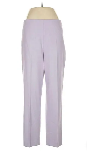 Ann Taylor Lilac Pleated Pants thumbnail 1