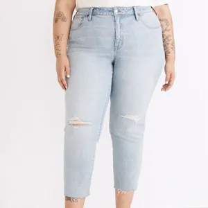 Madewell High Rise Slim Boyjean in Prentice Wash thumbnail 2