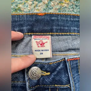 Vintage Y2K True Religion Becky boot cut jeans, size 29 thumbnail 6