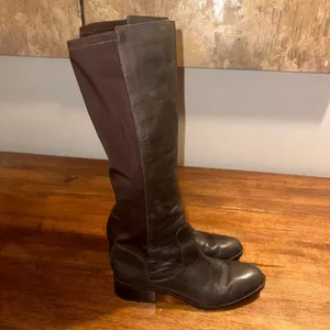 Donald J Pliner‎ Leather Riding Boots Brown Size 8.5 thumbnail 2