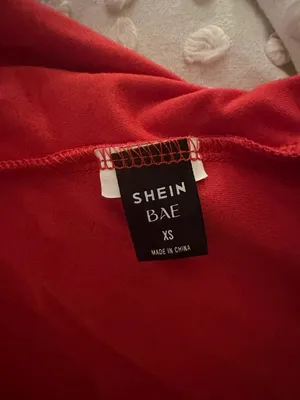 SheIn Red  Bodysuit thumbnail 2
