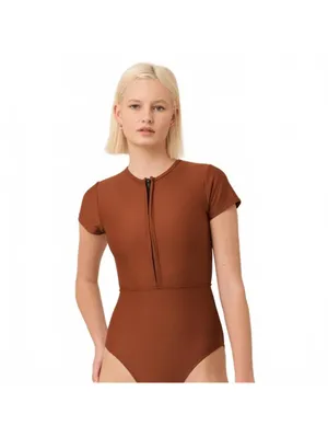 Hakea Swim Chacahua Surf Suit Rust Beach Summer Women's Size US 2 AU 6 NWOT thumbnail 5