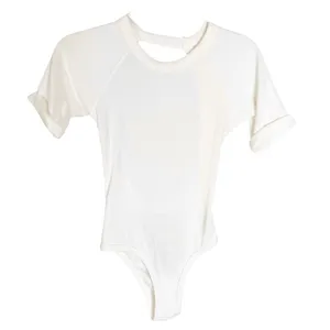 NWT The Line By K Remy Short Sleeve Bodysuit Ivory Size M thumbnail 7