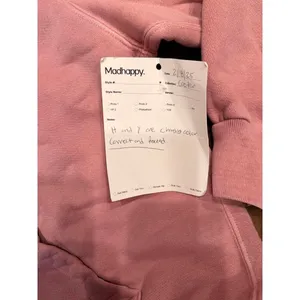MadHappy Pink Hoodie with Multicolor Logo thumbnail 3