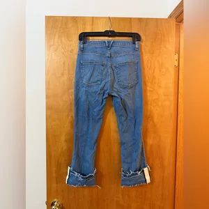 Veronica Beard Carolyn Baby Boot High Rise Jeans Blue Denim Button Fly Size 26/2 thumbnail 9