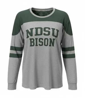 NDSU Bison Long Sleeve Tee North Dakota State University Collegiate Women's L thumbnail 1