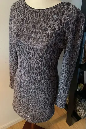 M M couture blue dress size medium New Year’s Eve thumbnail 1