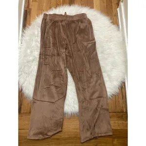 SKIMS Size Large Velour Track Pant in Sienna Women’s Lounge Sweat Pants NWT thumbnail 8