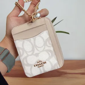 NWT Coach Zip‎ Card Case in Sketch Signature Canvas thumbnail 2