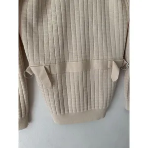 Ralph Lauren X Wimbledon Cream Ribbed Knit Button Crest Cardigan Sweater Medium thumbnail 6