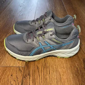 Asics Gel-Venture 9‎ Womens Trail Running Shoes Grey Blue 1012B313 Size 9.5 thumbnail 4