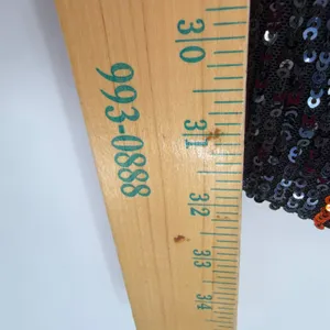 Zara The Abbey Flared Sequin Pants Women S Orange Black Striped Retro Party Glam thumbnail 11