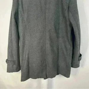 NWT‎ Coat Jacket Button Up Front Pockets Snap Button Collar Womens Size XL Gray thumbnail 9
