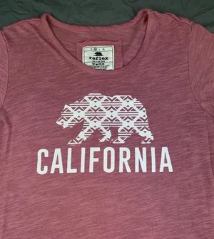 California Tshirt Pink Size M thumbnail 5