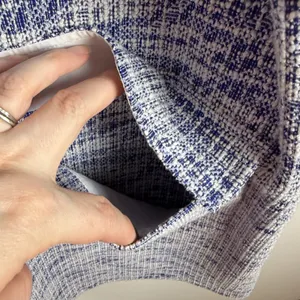 NWT Pomander Place Tuckernuck Blue‎ Tweed Shift Dress XL Old Money Preppy Office thumbnail 3