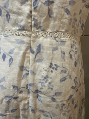Reformation Ivory Maxi Dress with Lavender Floral Print thumbnail 11